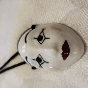 Vintage Theater Mask Necklace